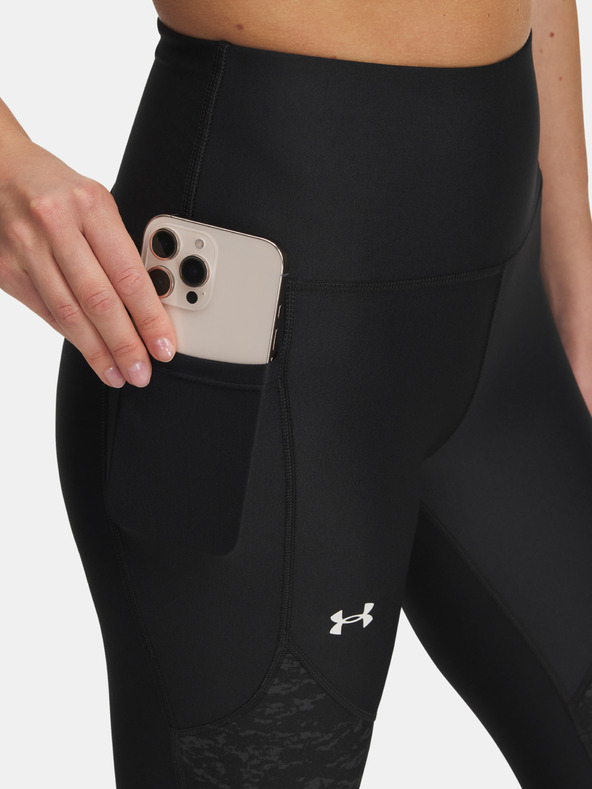 Under Armour Ženske pajkice  Under Armour Tech Print Panel Ankle Leg-BLK