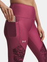 Under Armour Ženske pajkice  Under Armour Tech Print Panel Ankle Leg-RED