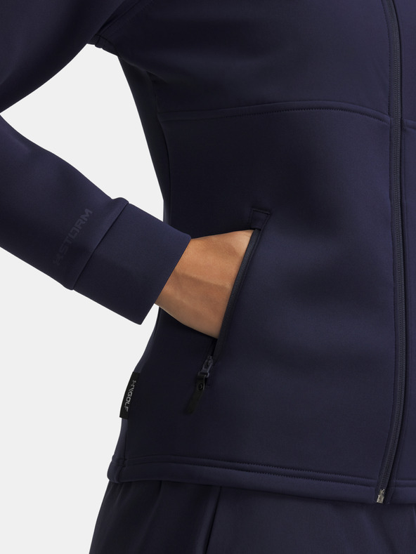 Under Armour Ženski pulover Under Armour UA Drive Pro Hybrid FZ-BLU