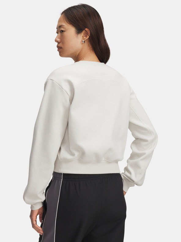 Under Armour Ženski pulover Under Armour UA Icon Vida Flc Crew-WHT