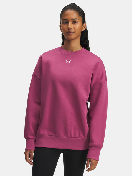 Under Armour Ženski pulover Under Armour UA Rival Fleece OS Crew-RED