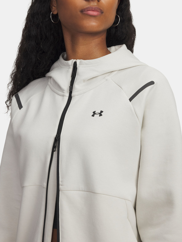 Under Armour Ženski pulover Under Armour Unstoppable Fleece FZ-WHT