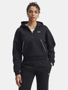 Under Armour Ženski pulover Under Armour Rival Flc Piped HZ Hoodie-BLK