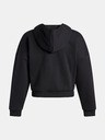 Under Armour Ženski pulover Under Armour Rival Flc Piped HZ Hoodie-BLK