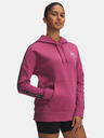 Under Armour Ženski pulover Under Armour Icon Fleece Taped Hdy-RED