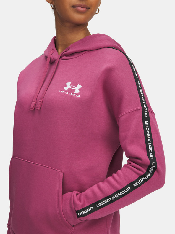 Under Armour Ženski pulover Under Armour Icon Fleece Taped Hdy-RED