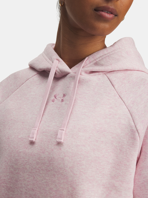 Under Armour Ženski pulover Under Armour UA Rival Fleece Hoodie-PNK