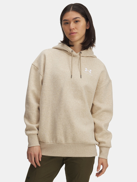 Under Armour Ženski pulover Under Armour UA Icon Fleece OS Hoodie-BRN