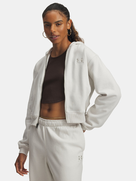 Under Armour Ženski pulover Under Armour UA Icon Vida Flc FZ-WHT