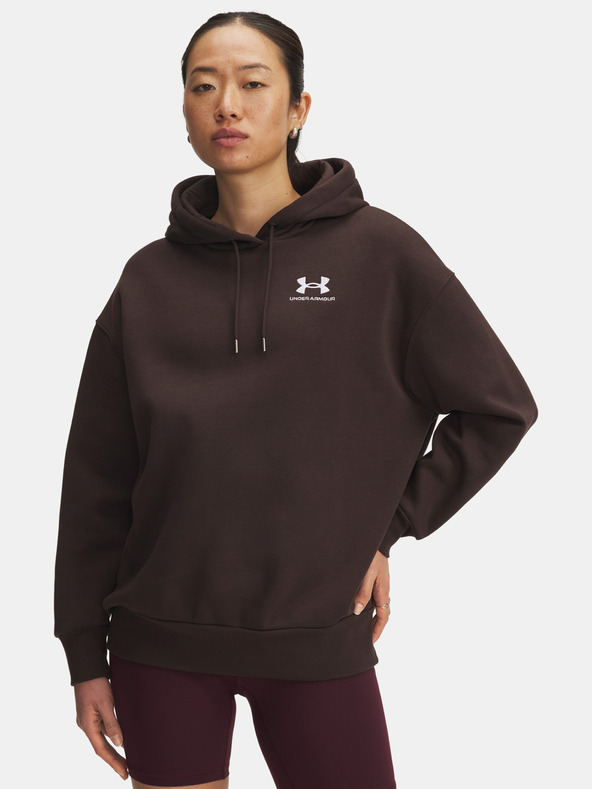 Under Armour Ženski pulover Under Armour UA Icon Fleece OS Hoodie-BRN