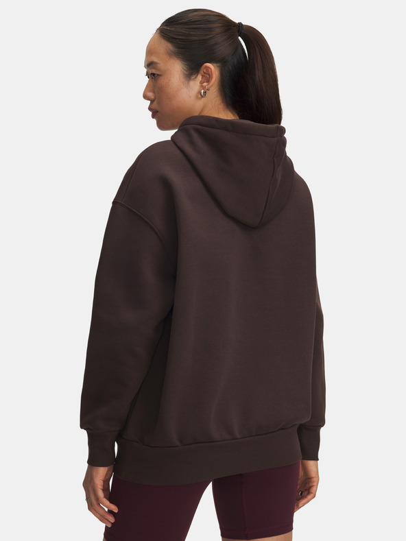 Under Armour Ženski pulover Under Armour UA Icon Fleece OS Hoodie-BRN