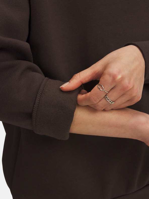 Under Armour Ženski pulover Under Armour UA Icon Fleece OS Hoodie-BRN