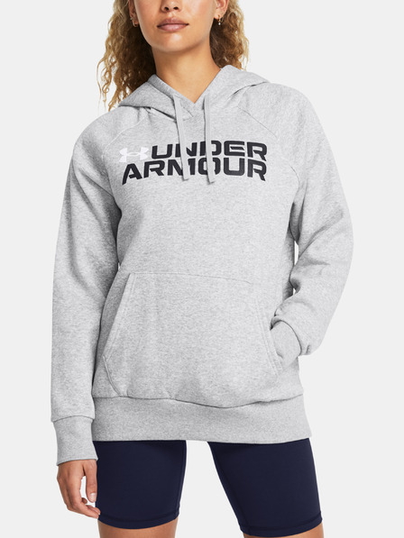 Under Armour Ženski pulover Under Armour Rival Fleece Wordmark Hoodie