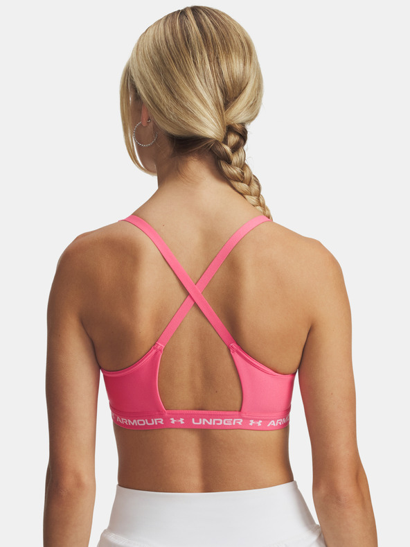 Under Armour Ženski nedrček  Under Armour UA Crossback Low Bra-PNK