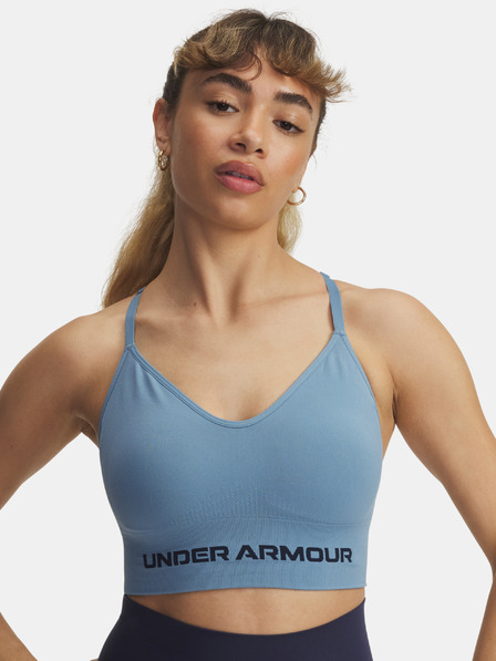 Under Armour Ženski nedrček  Under Armour Vanish Seamless Low Bra-BLU