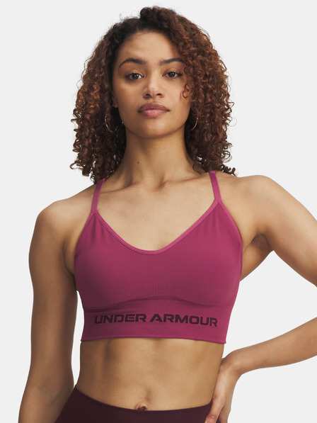 Under Armour Ženski nedrček  Under Armour Vanish Seamless Low Bra-RED