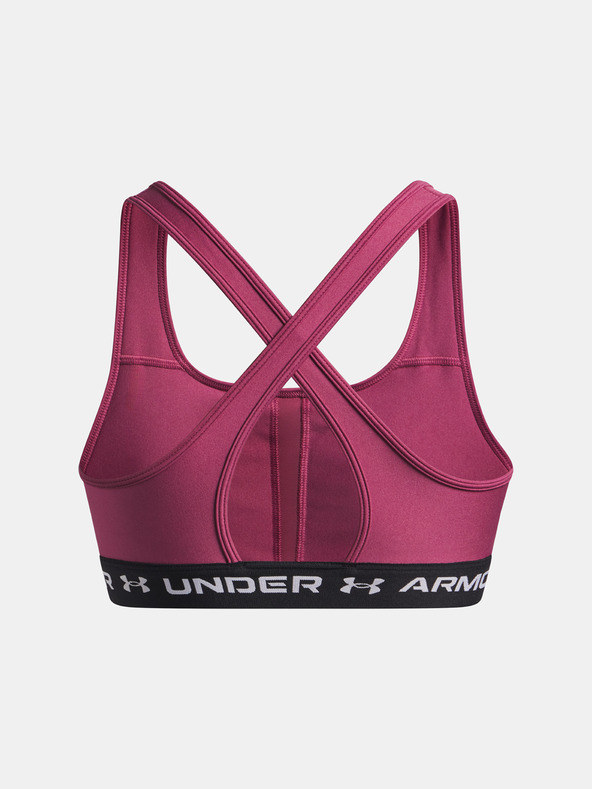 Under Armour Ženski nedrček  Under Armour Crossback Mid Bra-RED