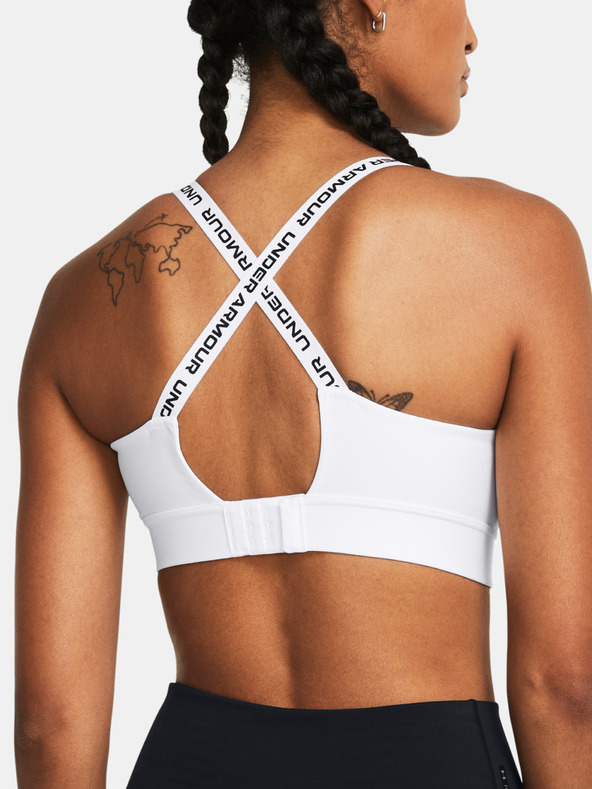Under Armour Ženski nedrček  Under Armour UA Infinity Mid 2.0 Bra-WHT