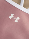 Under Armour Ženski nedrček Under Armour UA Crossback Mid Open Back-PNK