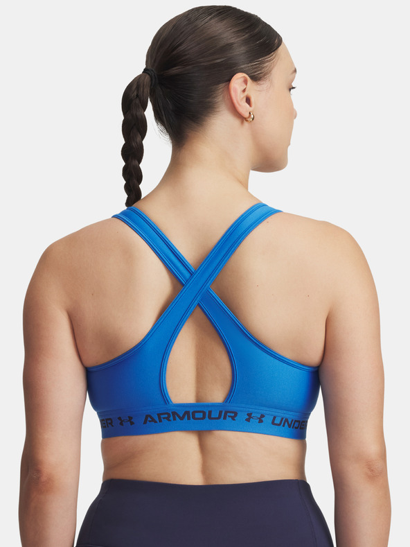 Under Armour Ženski nedrček  Under Armour Crossback Mid Bra-BLU