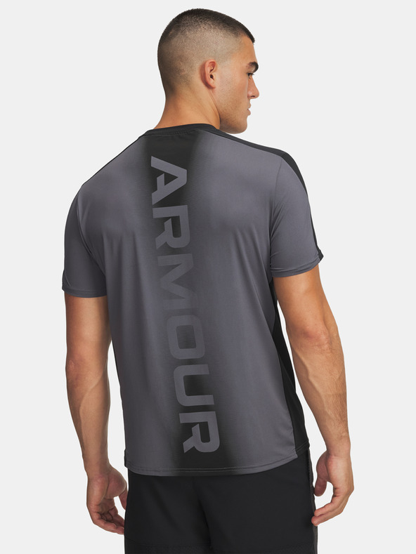 Under Armour Moška majica Under Armour UA HG Wordmark SS-GRY