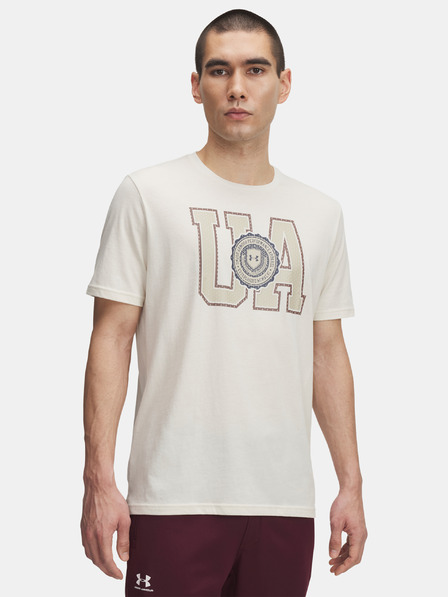 Under Armour Moška majica Under Armour UA COLLEGE CREST LOGO SS-BRN