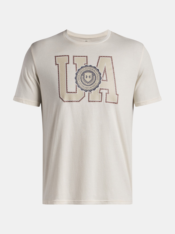 Under Armour Moška majica Under Armour UA COLLEGE CREST LOGO SS-BRN