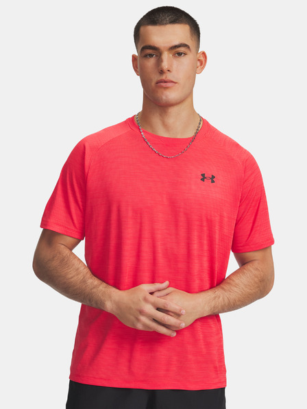 Under Armour Moška majica Under Armour UA Tech Textured SS-RED