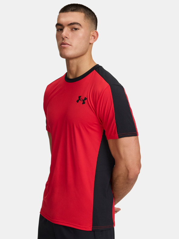Under Armour Moška majica Under Armour UA HG Wordmark SS-RED