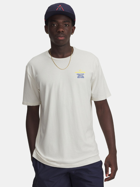 Under Armour Moška majica Under Armour UA Golf Warning SS-BRN