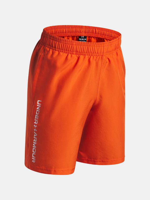 Under Armour Deške kratke hlače Under Armour UA Tech Woven Wordmark Short-ORG