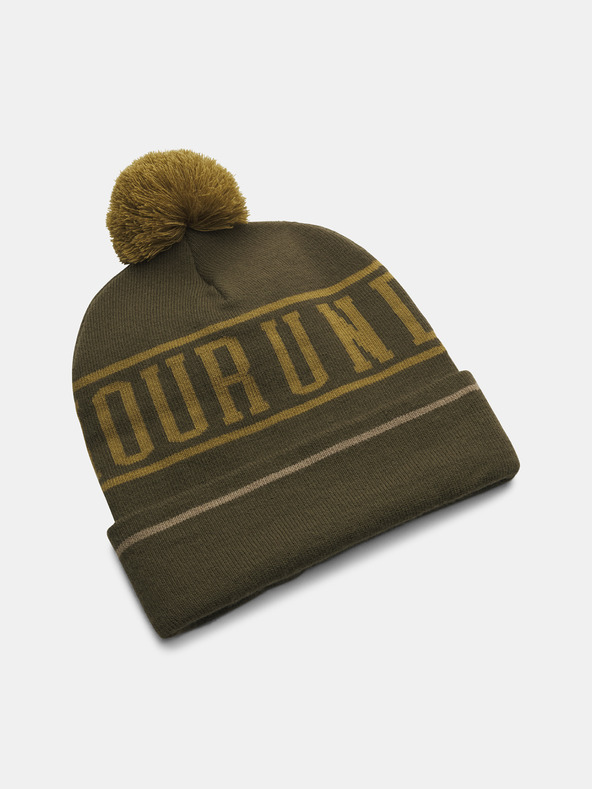 Under Armour Moška kapa  Under Armour M Halftime Pom Beanie-GRN