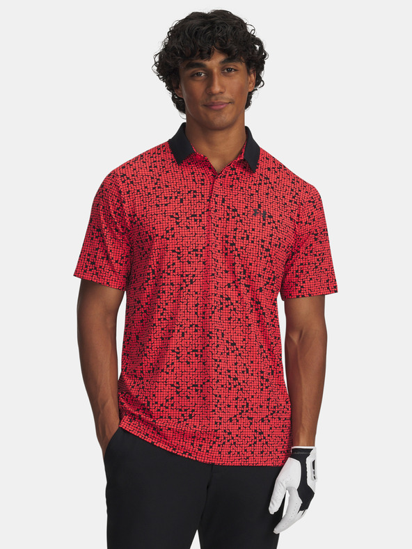 Under Armour Moška majica Under Armour UA Drive Chill Printed Polo-RED