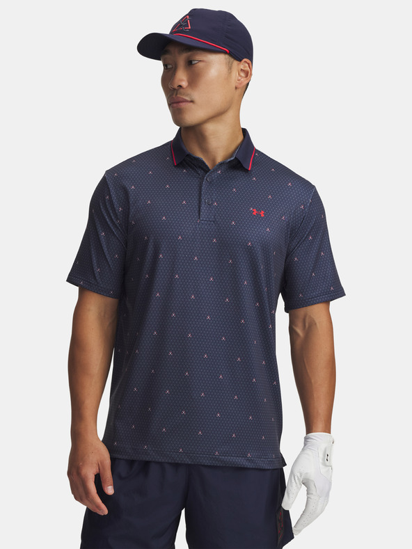 Under Armour Moška majica Under Armour UA Drive Warning Polo-BLU