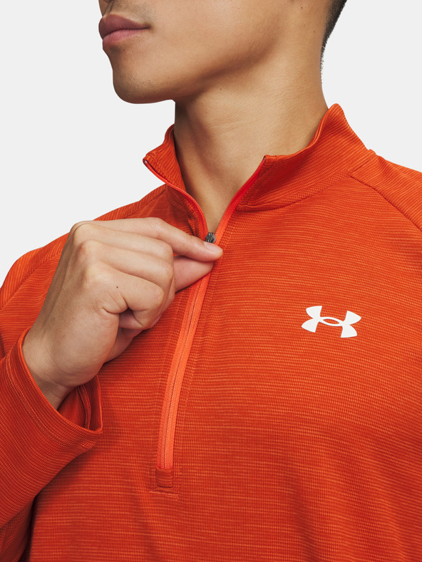 Under Armour Moška majica Under Armour UA Tech Textured 1/2 Zip-ORG