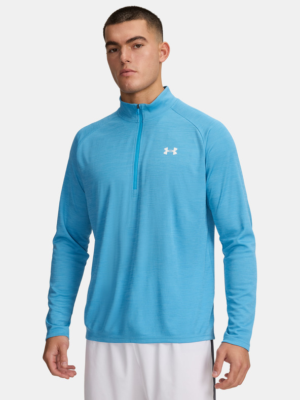 Under Armour Moška majica Under Armour UA Tech Textured 1/2 Zip-BLU