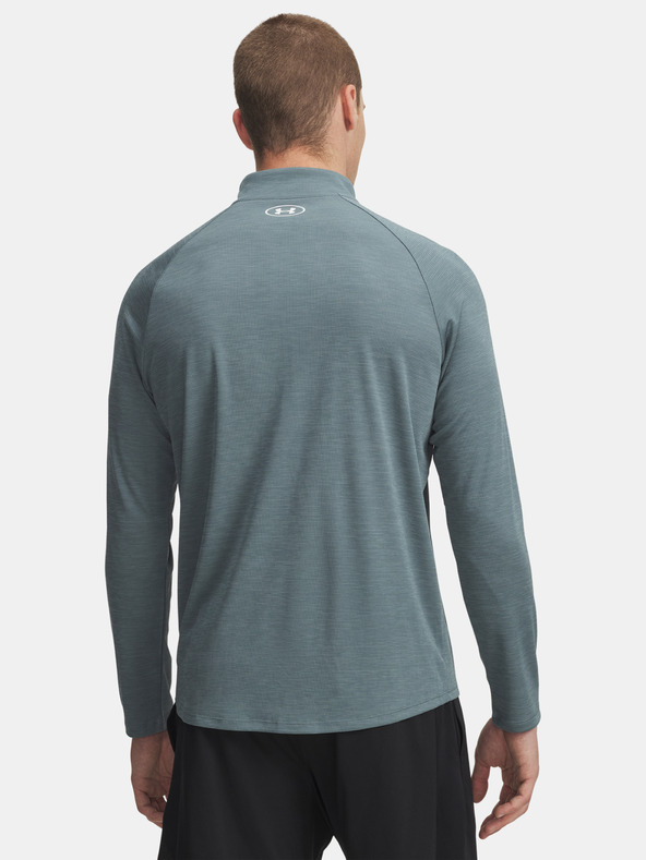 Under Armour Moška majica Under Armour UA Tech Textured 1/2 Zip-BLU