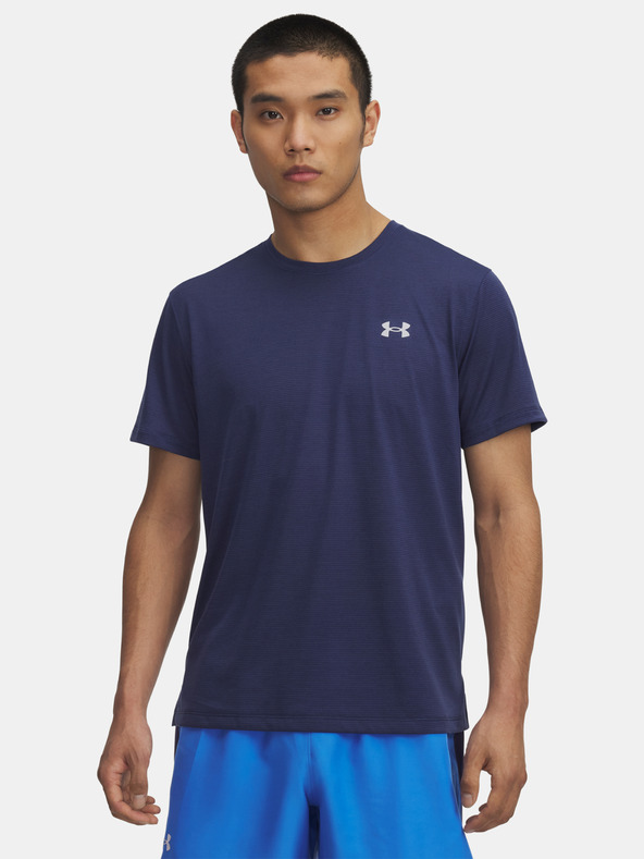 Under Armour Moška majica Under Armour UA LAUNCH SHORTSLEEVE-BLU