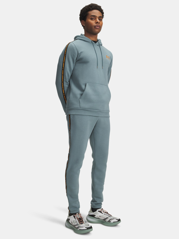 Under Armour Moške spodnji del trenirke Under Armour UA Icon Fleece Jgr Taping-BLU