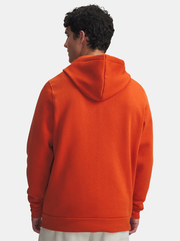 Under Armour Moški pulover  Under Armour UA Icon Fleece FZ Hood-ORG