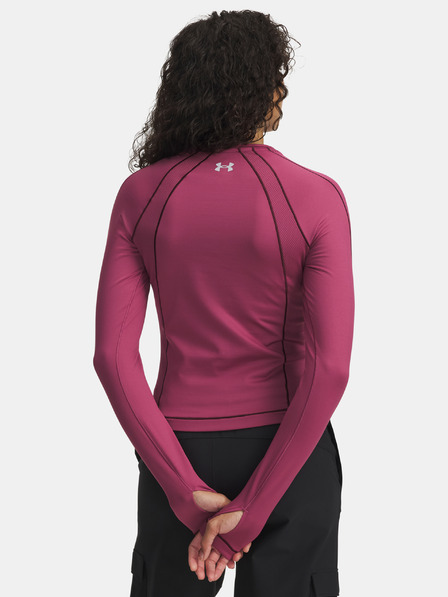 Under Armour Ženska majica Under Armour UA ColdGear Textured Crew-RED