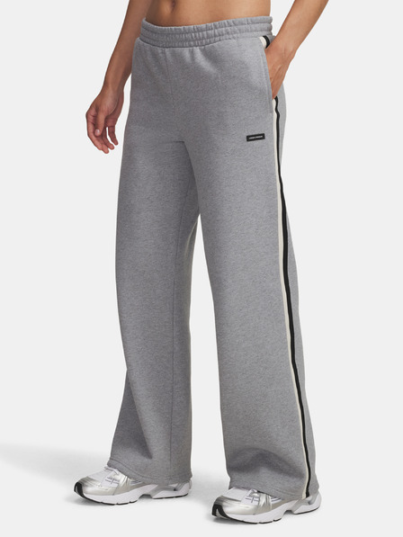 Under Armour Ženske športne hlače Under Armour Icon HWT Flc Puddle Pant-GRY