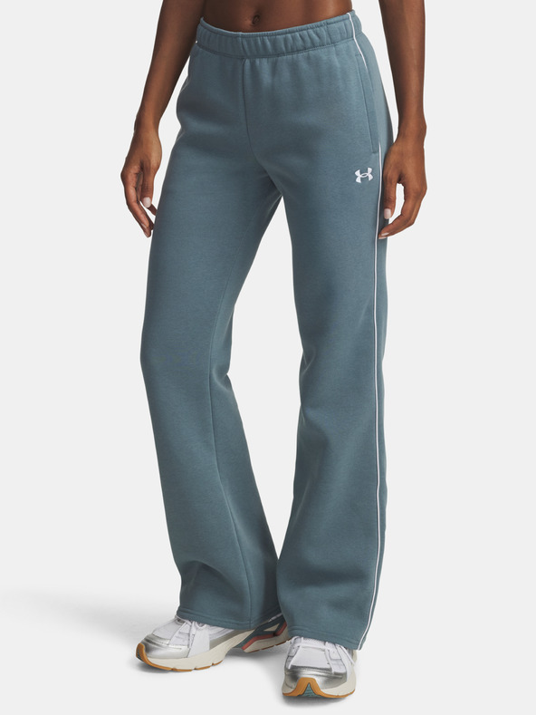 Under Armour Ženske športne hlače Under Armour UA Rival Flc Piped Pant-BLU