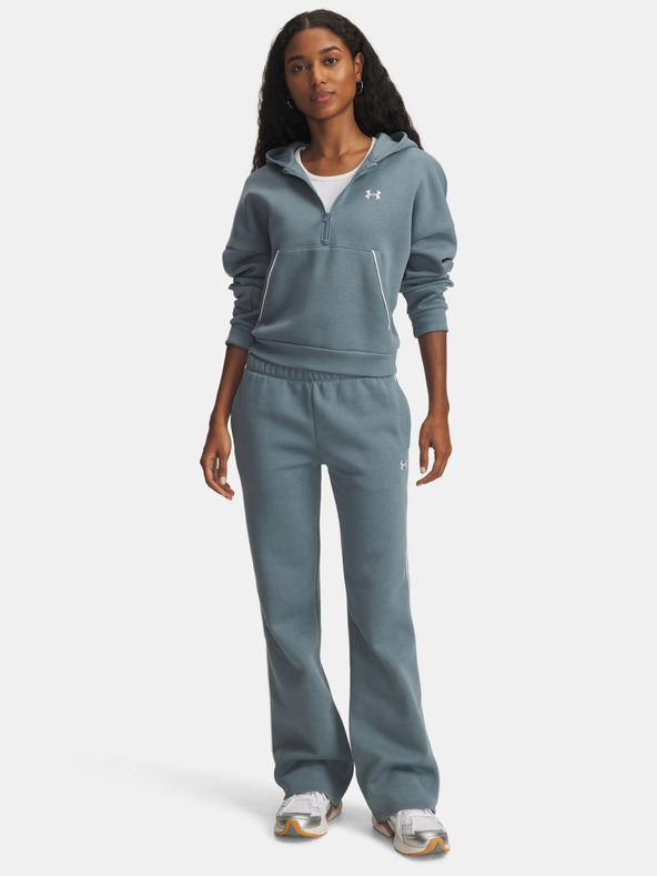 Under Armour Ženske športne hlače Under Armour UA Rival Flc Piped Pant-BLU