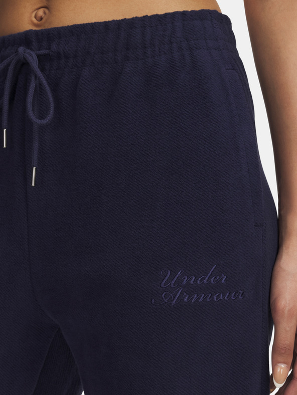 Under Armour Ženske spodnji del trenirke Under Armour Icon Terry Varsity Jogger-BLU