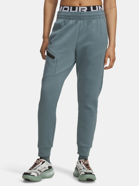 Under Armour Ženske spodnji del trenirke Under Armour Unstoppable Flc Jogger-BLU