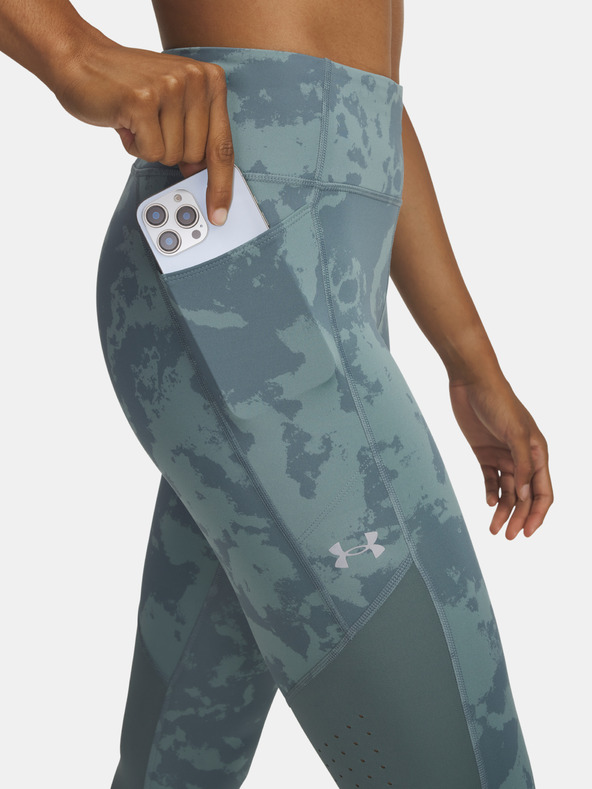 Under Armour Ženske pajkice  Under Armour UA Launch Ankle Print Tights-BLU