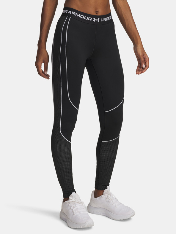 Under Armour Ženske pajkice  Under Armour UA ColdGear Textured Legging-BLK