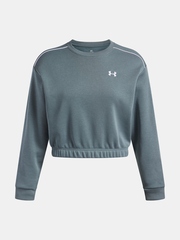 Under Armour Ženski pulover Under Armour UA Rival Fleece Piped Crew-BLU