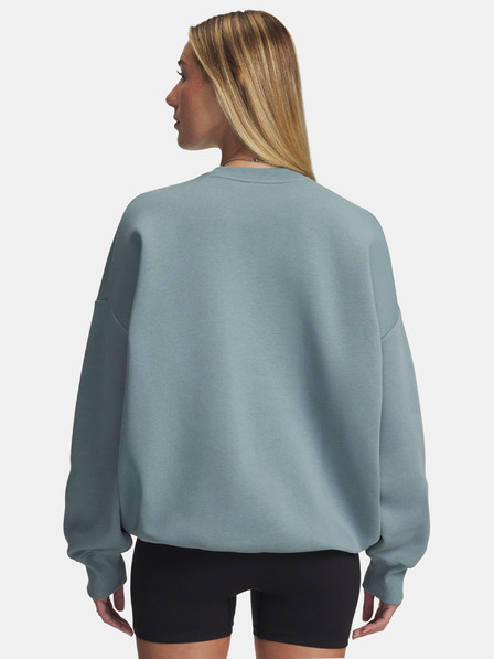 Under Armour Ženski pulover Under Armour Rival Flc OS Varsity Crew-GRN